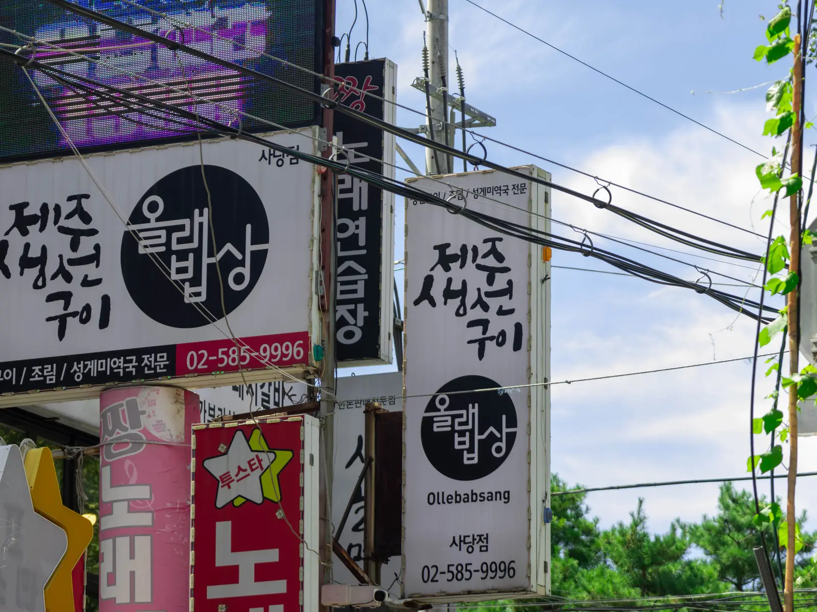 제주생선구이 올래밥상 사당점의 공간